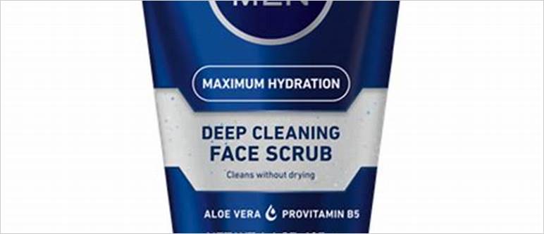 Facial scrub for men